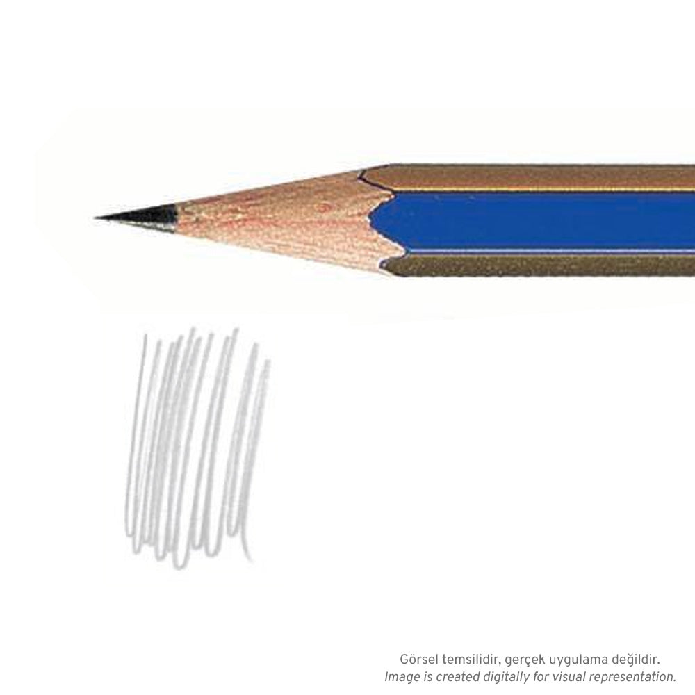 Faber Castell Goldfaber 1221 Dereceli Kurşunkalem 5H
