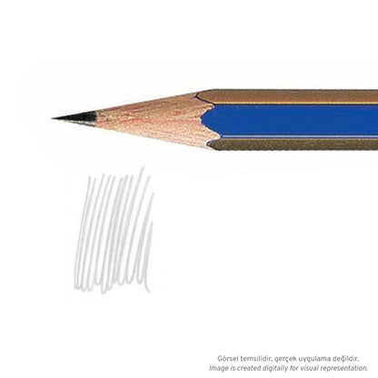 Faber Castell Goldfaber 1221 Dereceli Kurşunkalem 7H