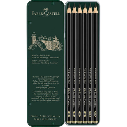Faber Castell Pitt Graphite Matt Dereceli Kalem 6'lı