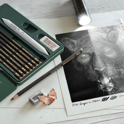 Faber Castell Pitt Graphite Matt Dereceli Kalem 11'li