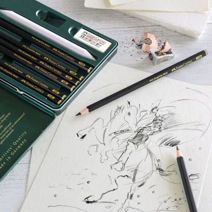 Faber Castell Pitt Graphite Matt Dereceli Kalem 11'li