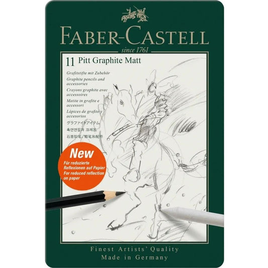 Faber Castell Pitt Graphite Matt Dereceli Kalem 11'li