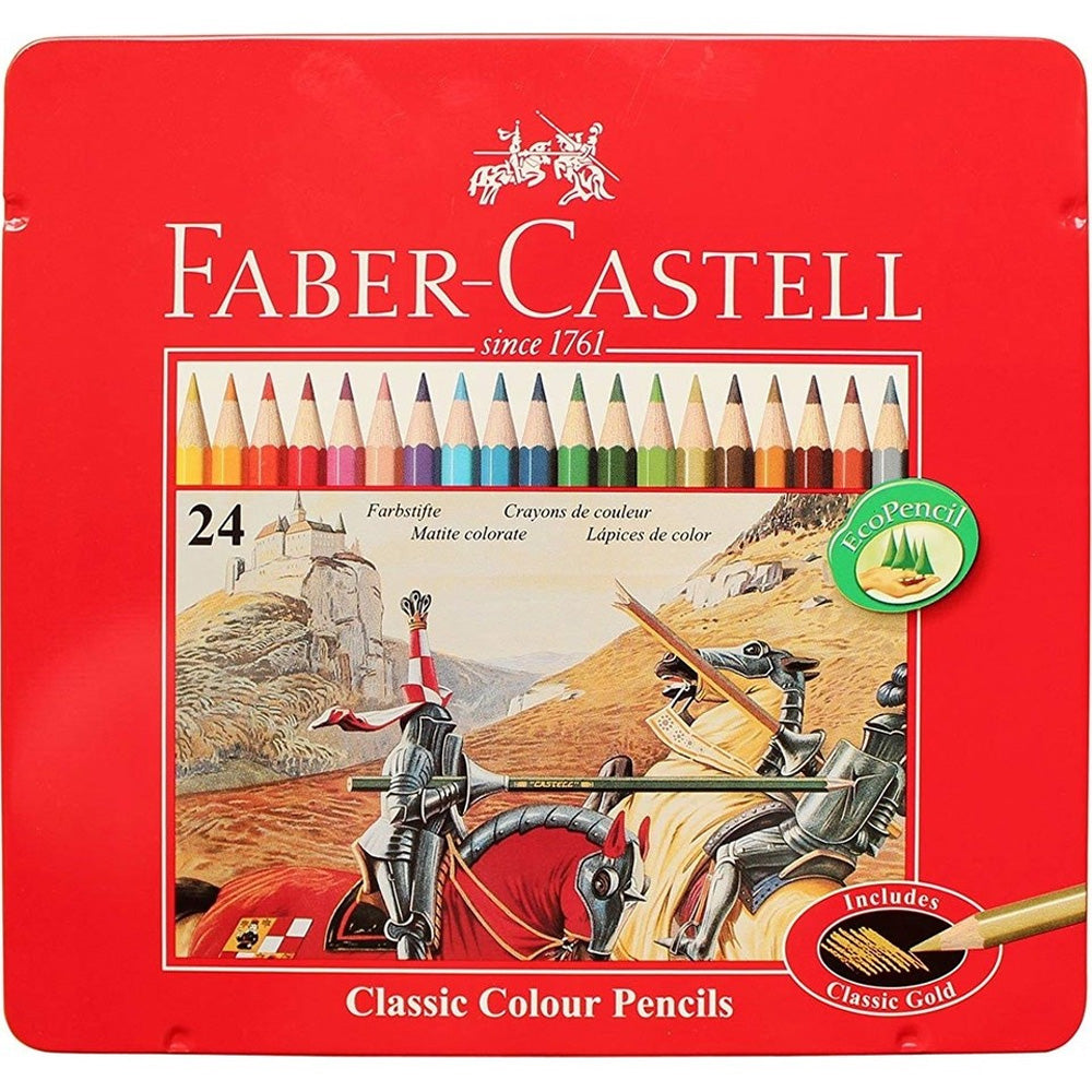 Faber Castell Classic Colour Pencils 24'lü Metal Kutu