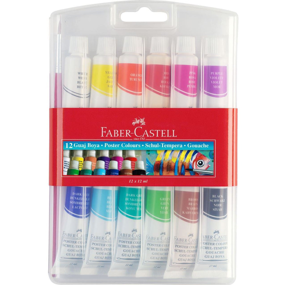 Faber Castell Guaj Boya 12'li Tüp