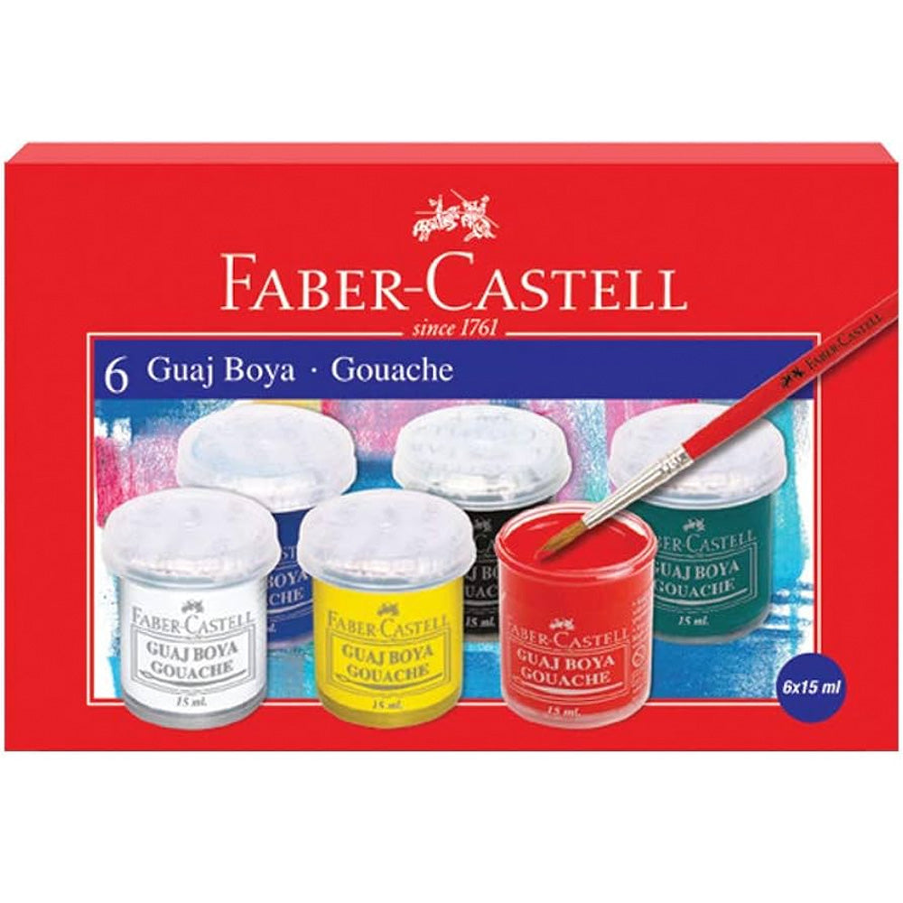 Faber Castell Guaj Boya 6'lı