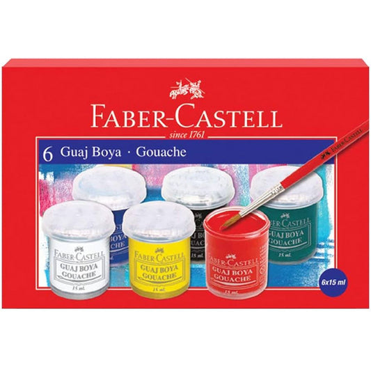 Faber Castell Guaj Boya 6'lı