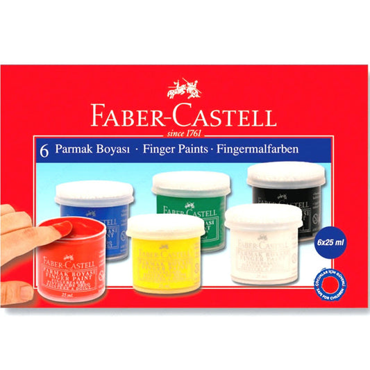 Faber Castell Parmak Boyası 6'lı