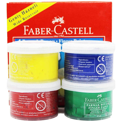 Faber Castell Parmak Boyası 4'lü 45ml