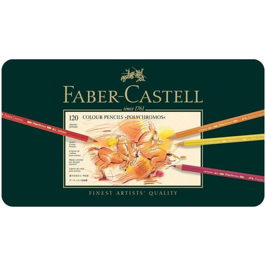 Faber Castell Polychromos Colour Pencils 120'li Ahşap Kutu
