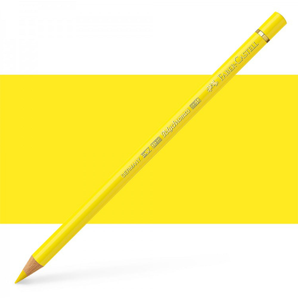 Faber Castell Polychromos Colour Pencil Light Cadmium Yellow 105