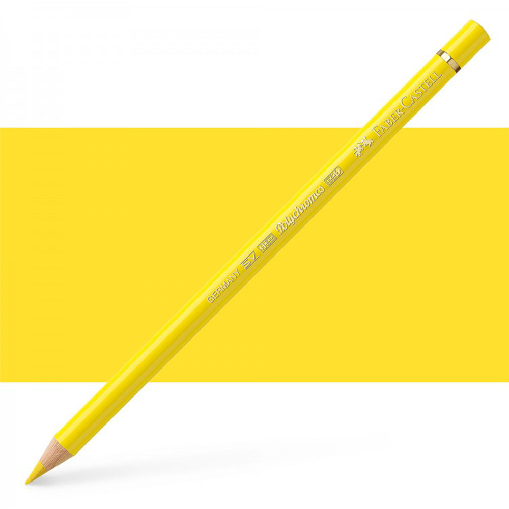 Faber Castell Polychromos Colour Pencil Light Chrome Yellow 106