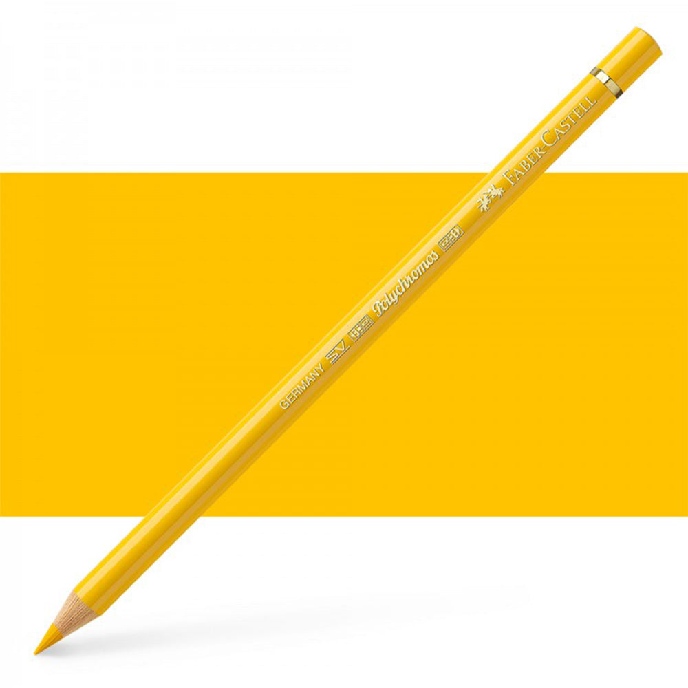 Faber Castell Polychromos Colour Pencil Dark Cadmium Yellow 108