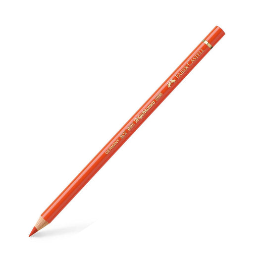 Faber Castell Polychromos Colour Pencil Dark Cadmium Orange 115
