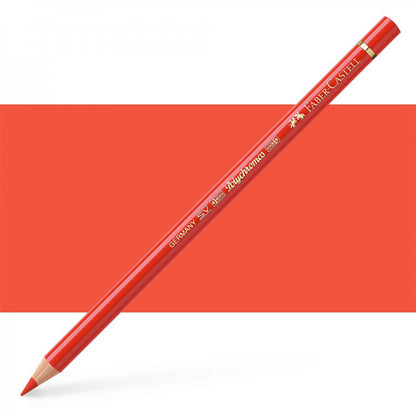Faber Castell Polychromos Colour Pencil Light Cadmium Red 117