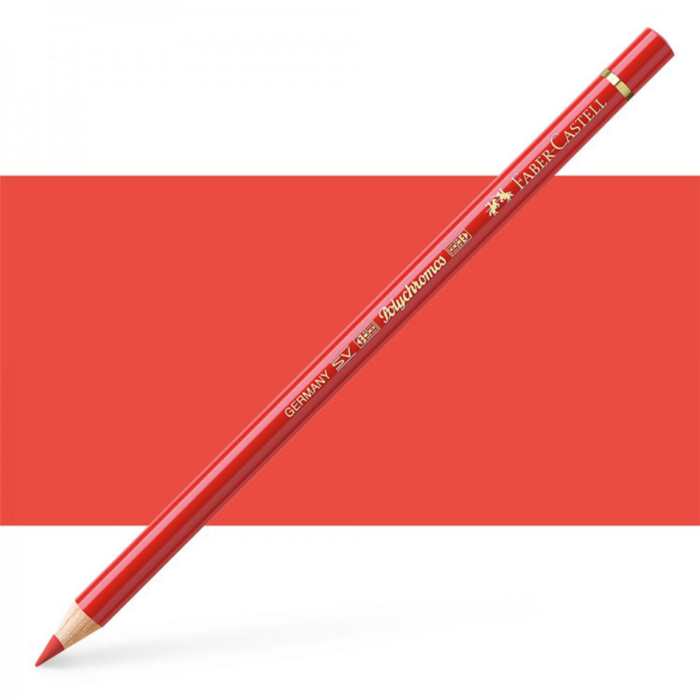Faber Castell Polychromos Colour Pencil Scarlet Red 118