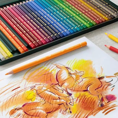 Faber Castell Polychromos Colour Pencil Rose Carmine 124