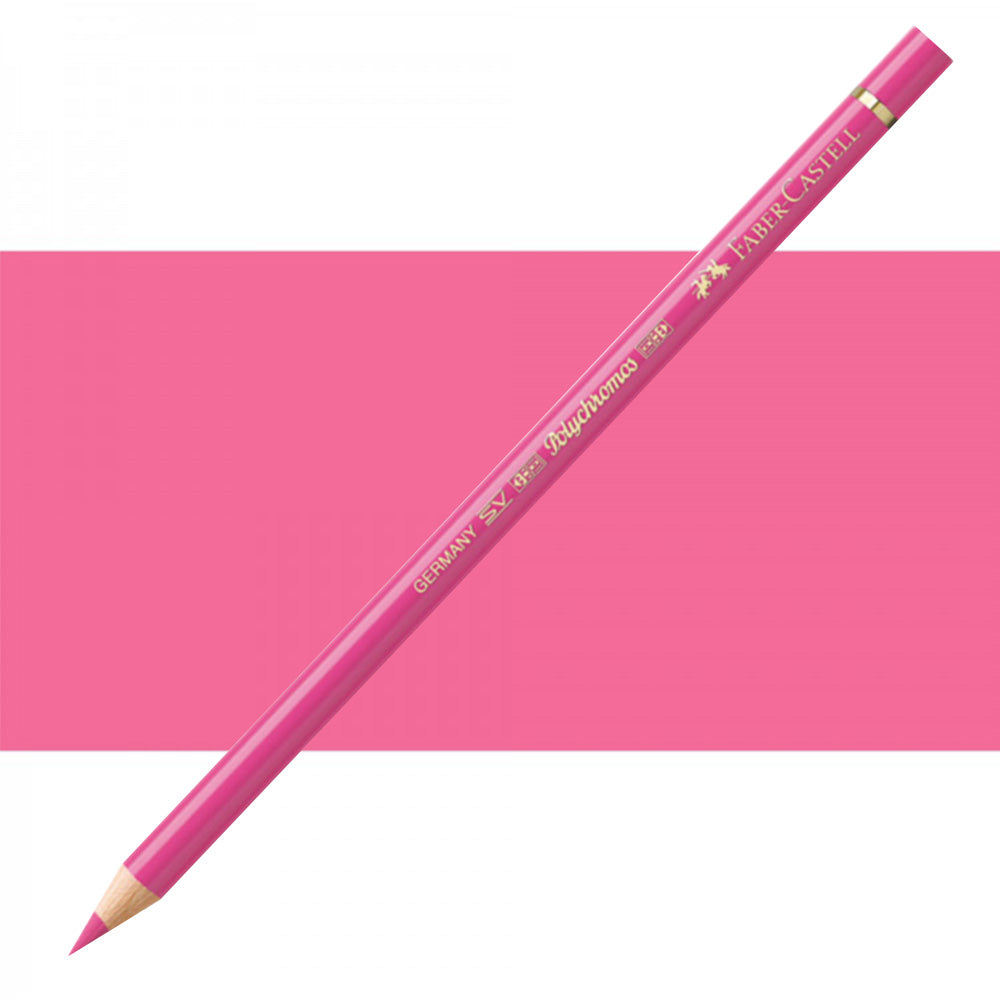 Faber Castell Polychromos Colour Pencil Light Purple Pink 128