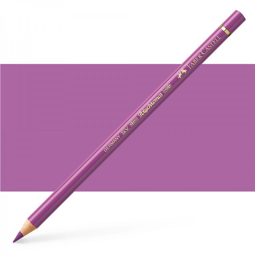 Faber Castell Polychromos Colour Pencil Light Red Violet 135