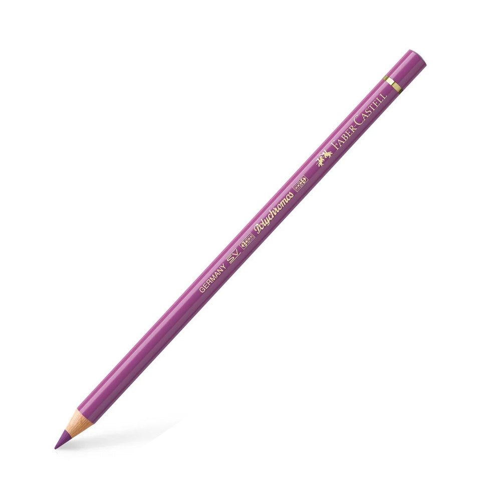 Faber Castell Polychromos Colour Pencil Light Red Violet 135
