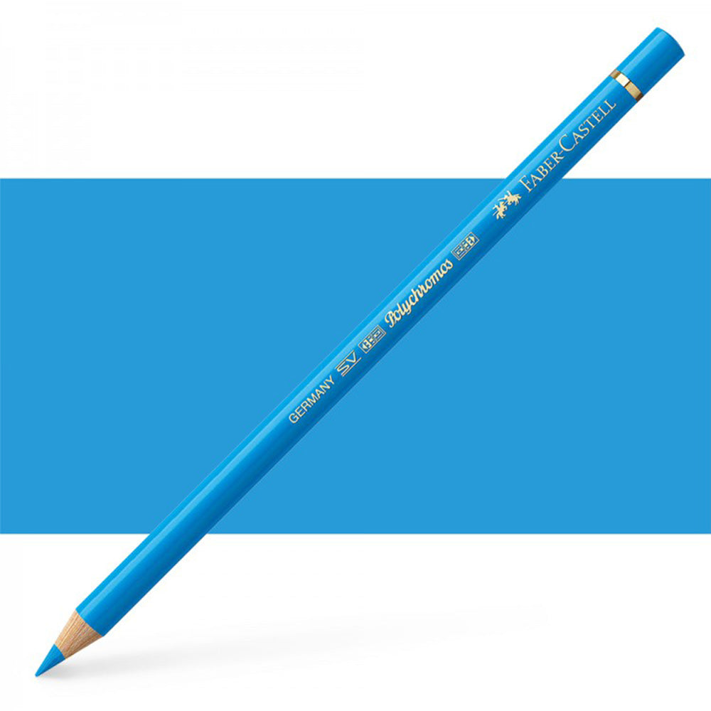 Faber Castell Polychromos Colour Pencil Middle Bhthalo Blue 152