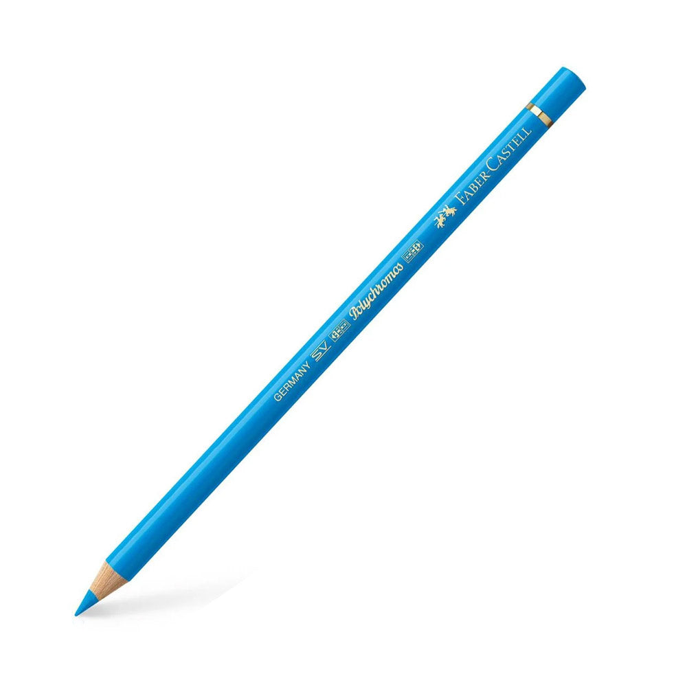 Faber Castell Polychromos Colour Pencil Middle Bhthalo Blue 152