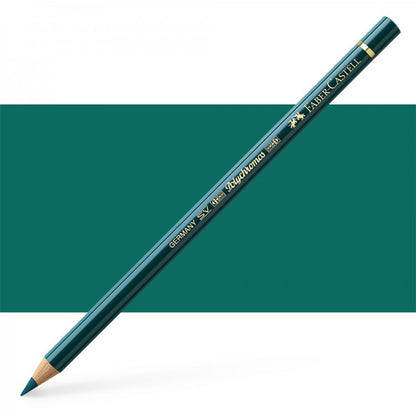 Faber Castell Polychromos Colour Pencil Deep Cobalt Green 158