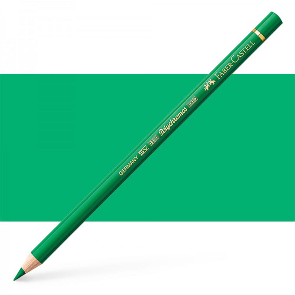 Faber Castell Polychromos Colour Pencil Emerald Green 163