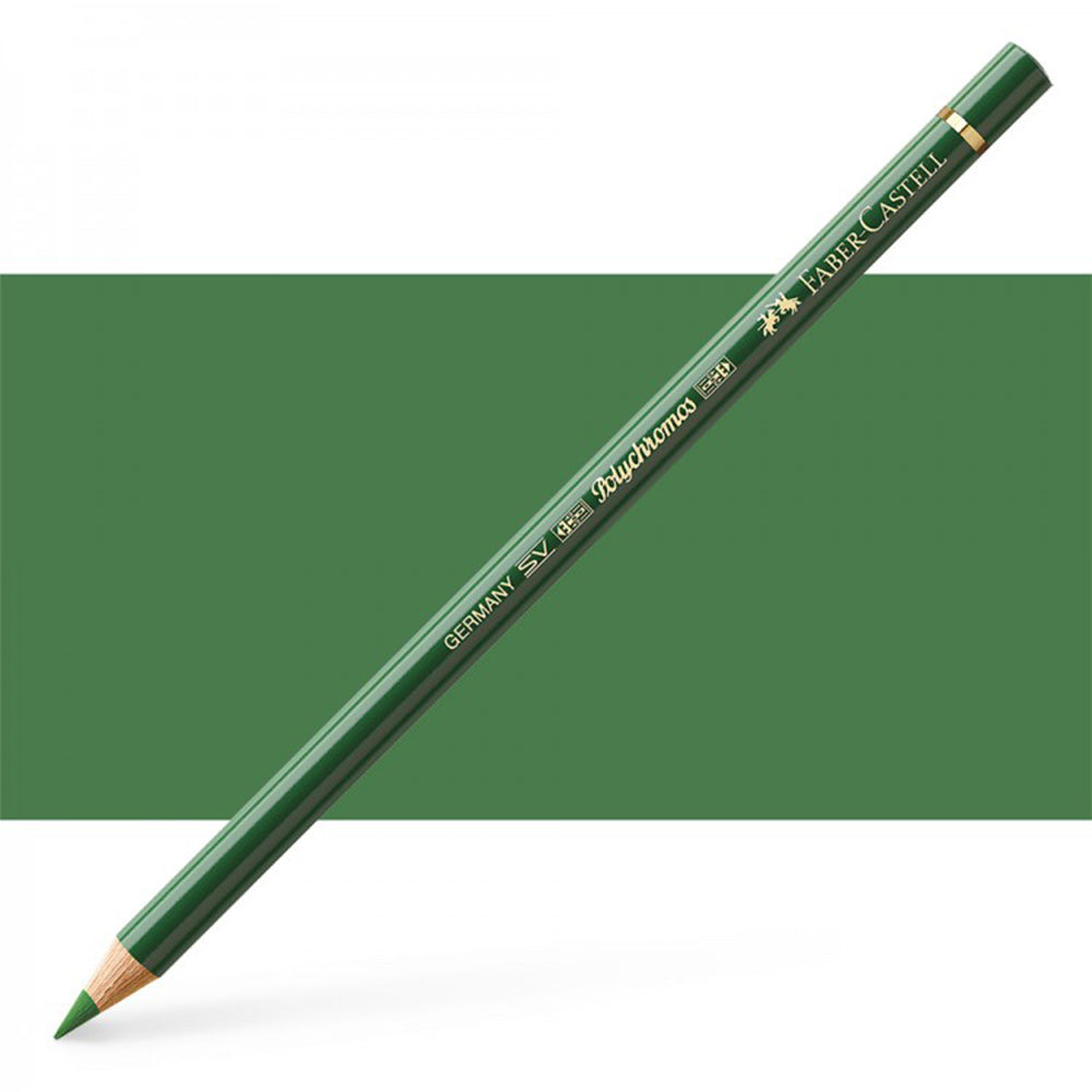 Faber Castell Polychromos Colour Pencil Permanent Green Olive 167