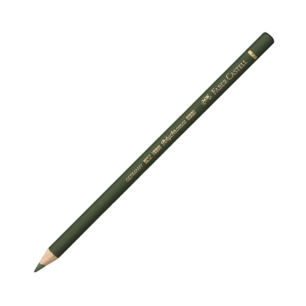 Faber Castell Polychromos Colour Pencil Chromium Green Opaque 174