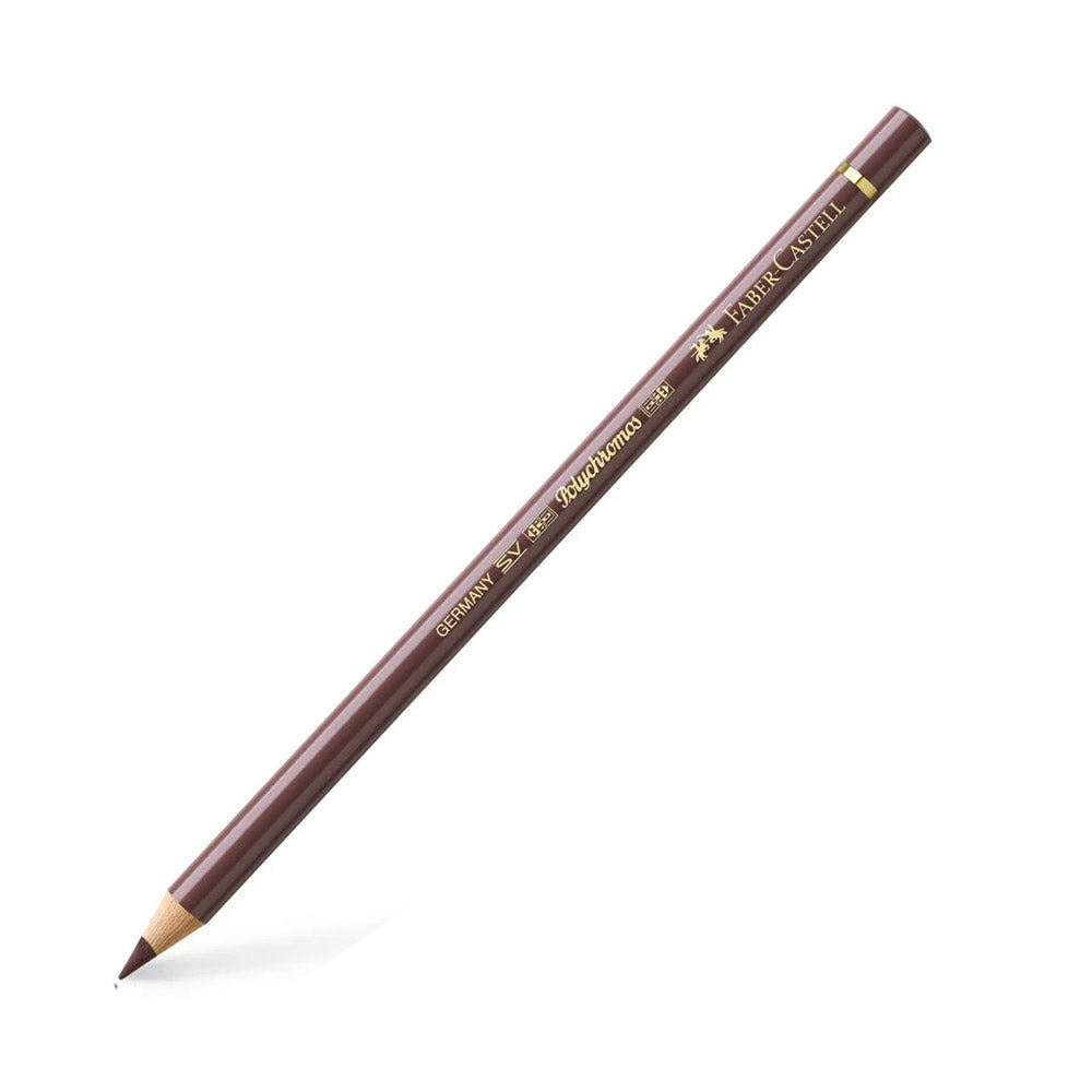 Faber Castell Polychromos Colour Pencil Van Dyck Brown 176