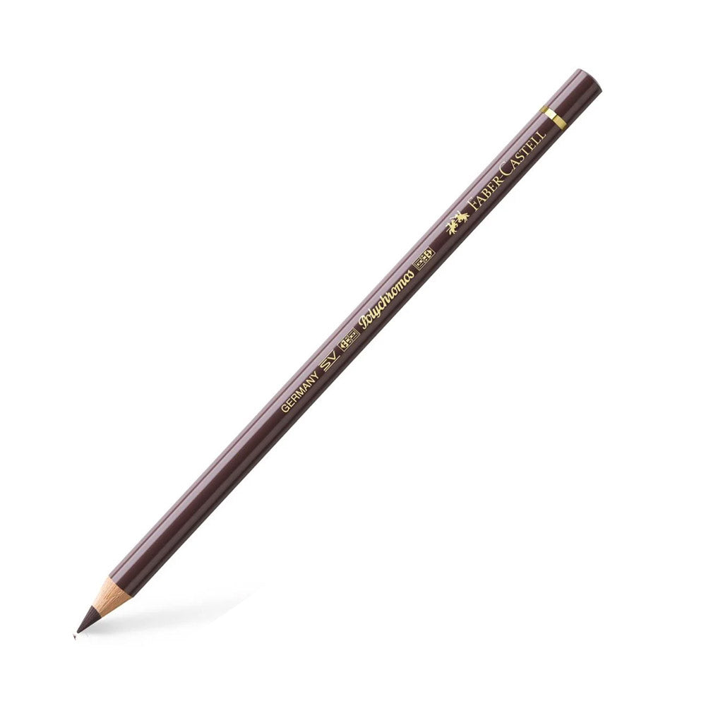 Faber Castell Polychromos Colour Pencil Walnut Brown 177