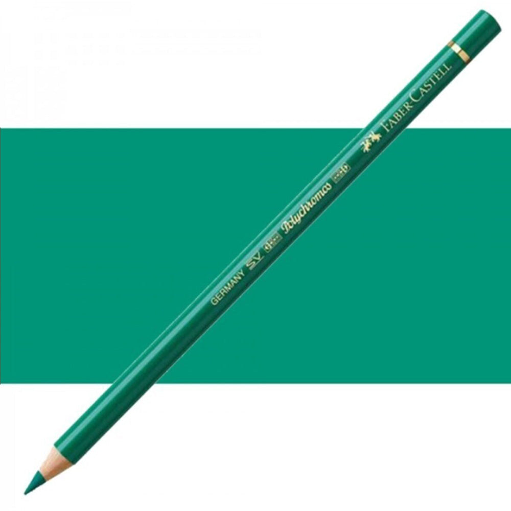 Faber Castell Polychromos Colour Pencil Dark Phthalo Green 264