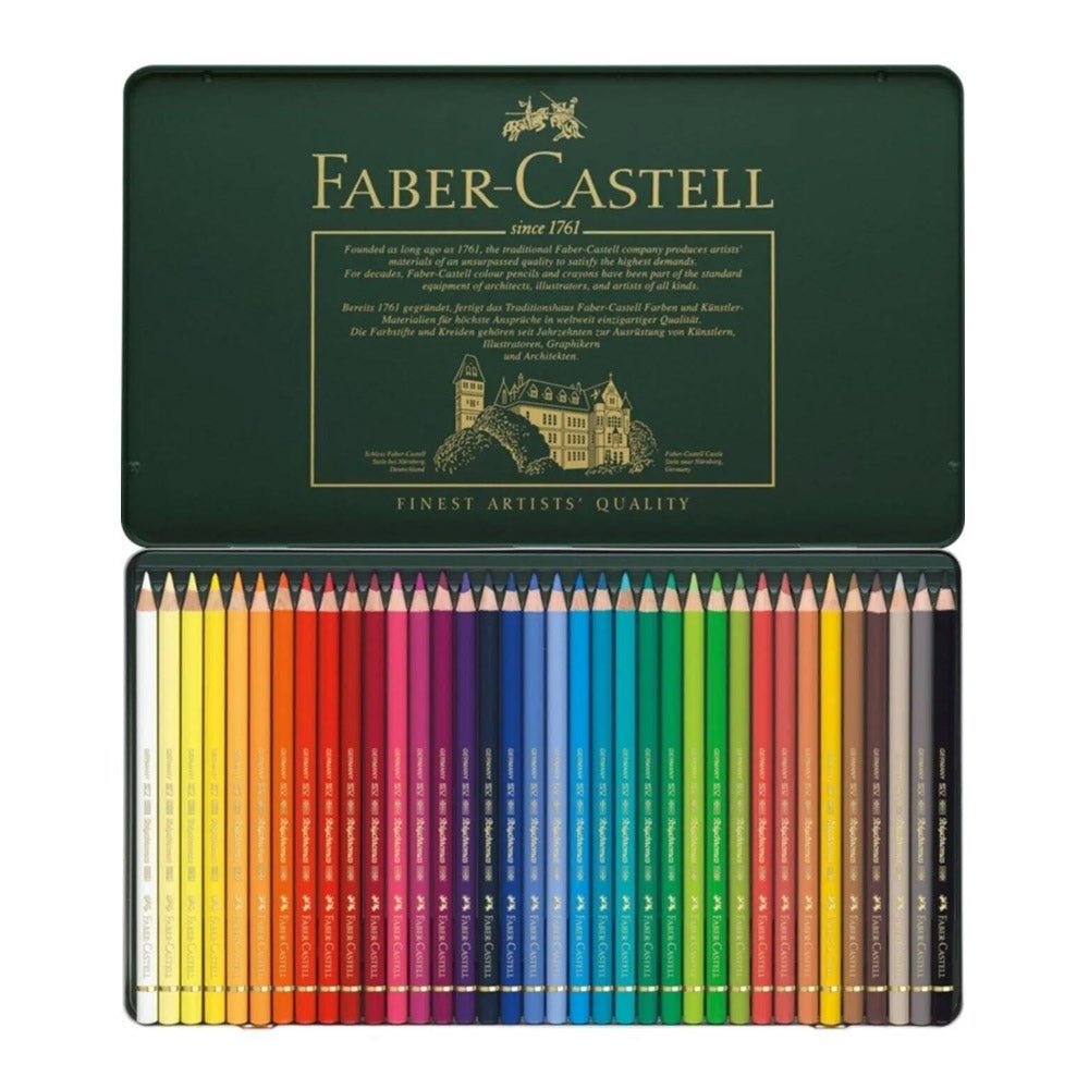 Faber Castell Polychromos Colour Pencils 36'lı Metal Kutu