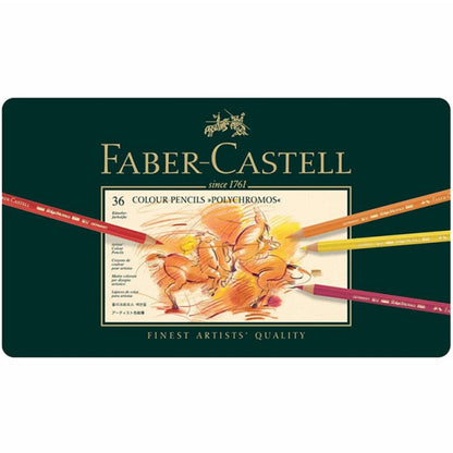 Faber Castell Polychromos Colour Pencils 36'lı Metal Kutu