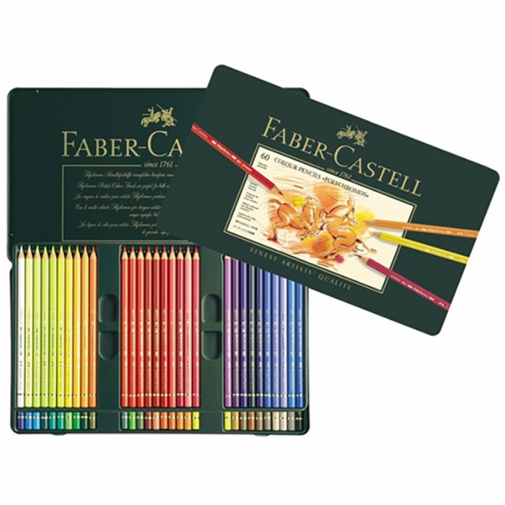 Faber Castell Polychromos Colour Pencils 60'lı Metal Kutu – Colorbox