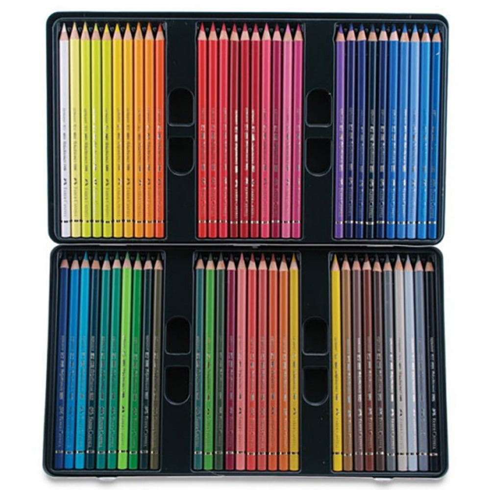 Faber Castell Polychromos Colour Pencils 60'lı Metal Kutu – Colorbox