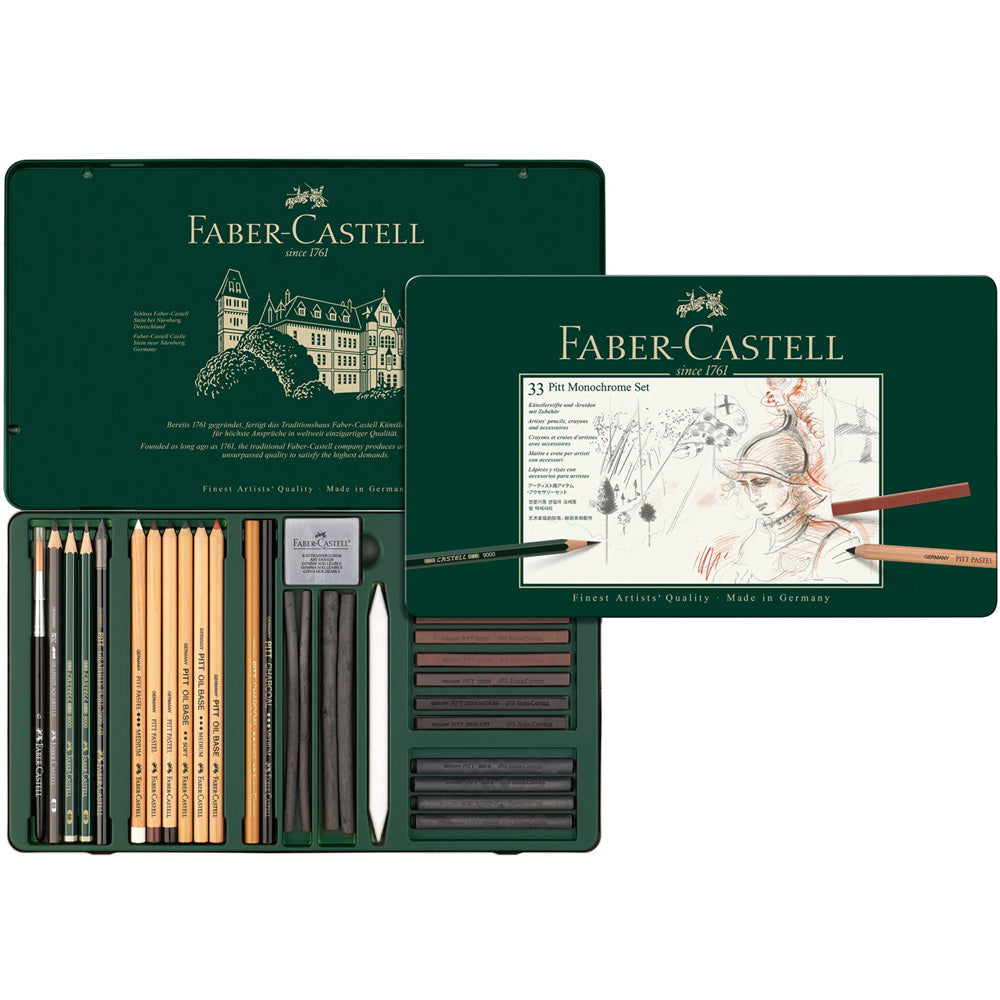 Faber Castell Pitt Monochrome Set
