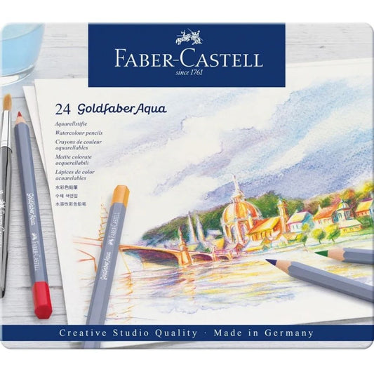 Faber Castell Pitt Pastel Pencils 24'lü Metal Kutu