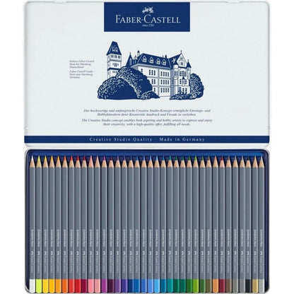Faber Castell Goldfaber Aqua Boya Kalemi 36'lı Metal Kutu