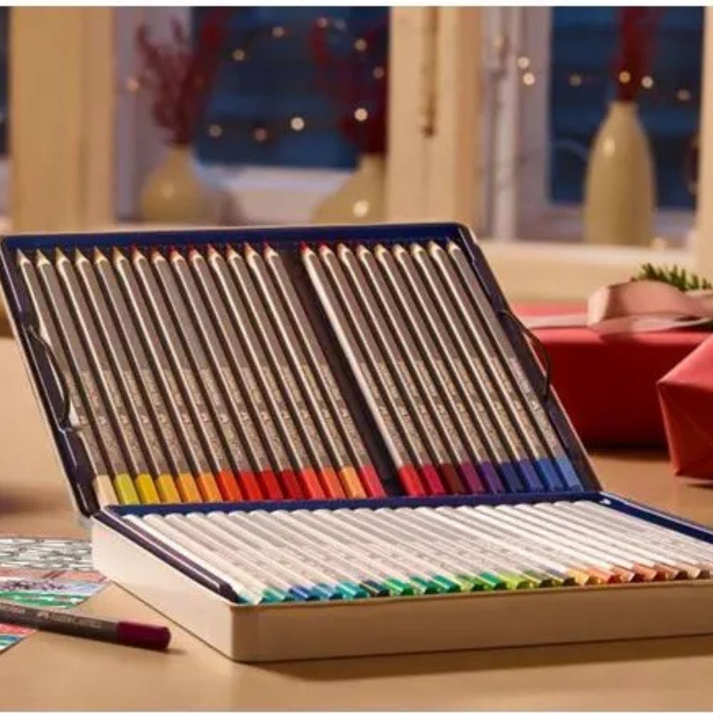 Faber Castell Goldfaber Aqua Boya Kalemi 48'li Metal Kutu