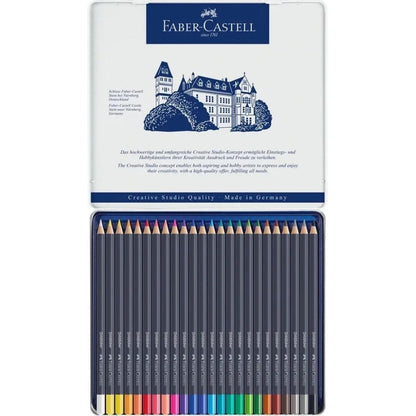 Faber Castell Goldfaber Boya Kalemi 24'lü Metal Kutu