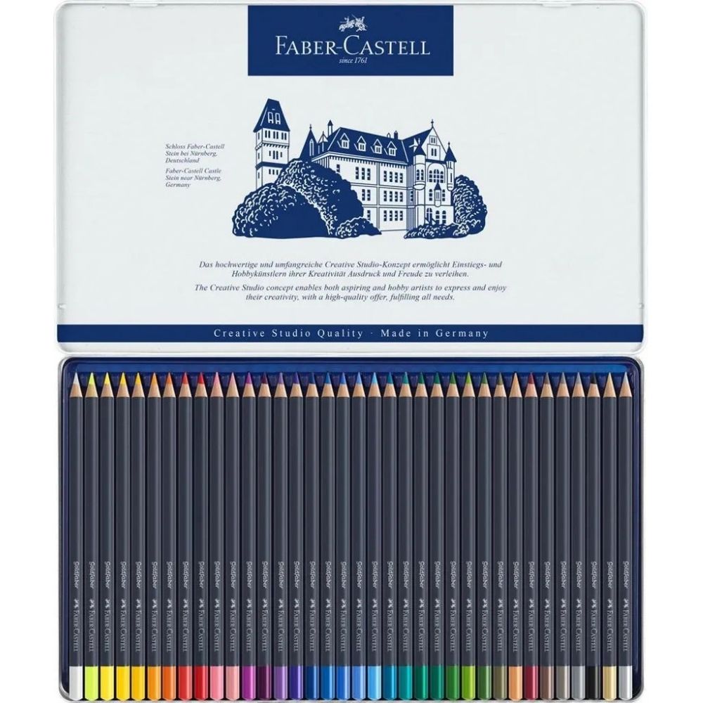 Faber Castell Goldfaber Boya Kalemi 36'lı Metal Kutu