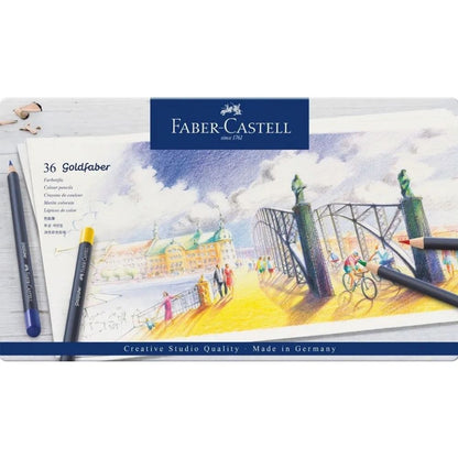 Faber Castell Goldfaber Boya Kalemi 36'lı Metal Kutu