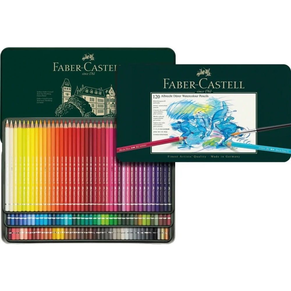 Faber Castell Albrecht Dürer Watercolour Pencils 120'li Metal Kutu