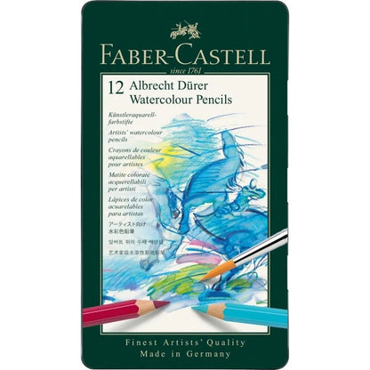 Faber Castell Albrecht Dürer Watercolour Pencils 12'li Metal Kutu