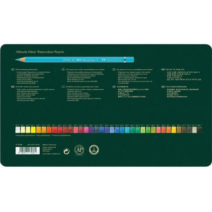 Faber Castell Albrecht Dürer Watercolour Pencils 36'lı Metal Kutu