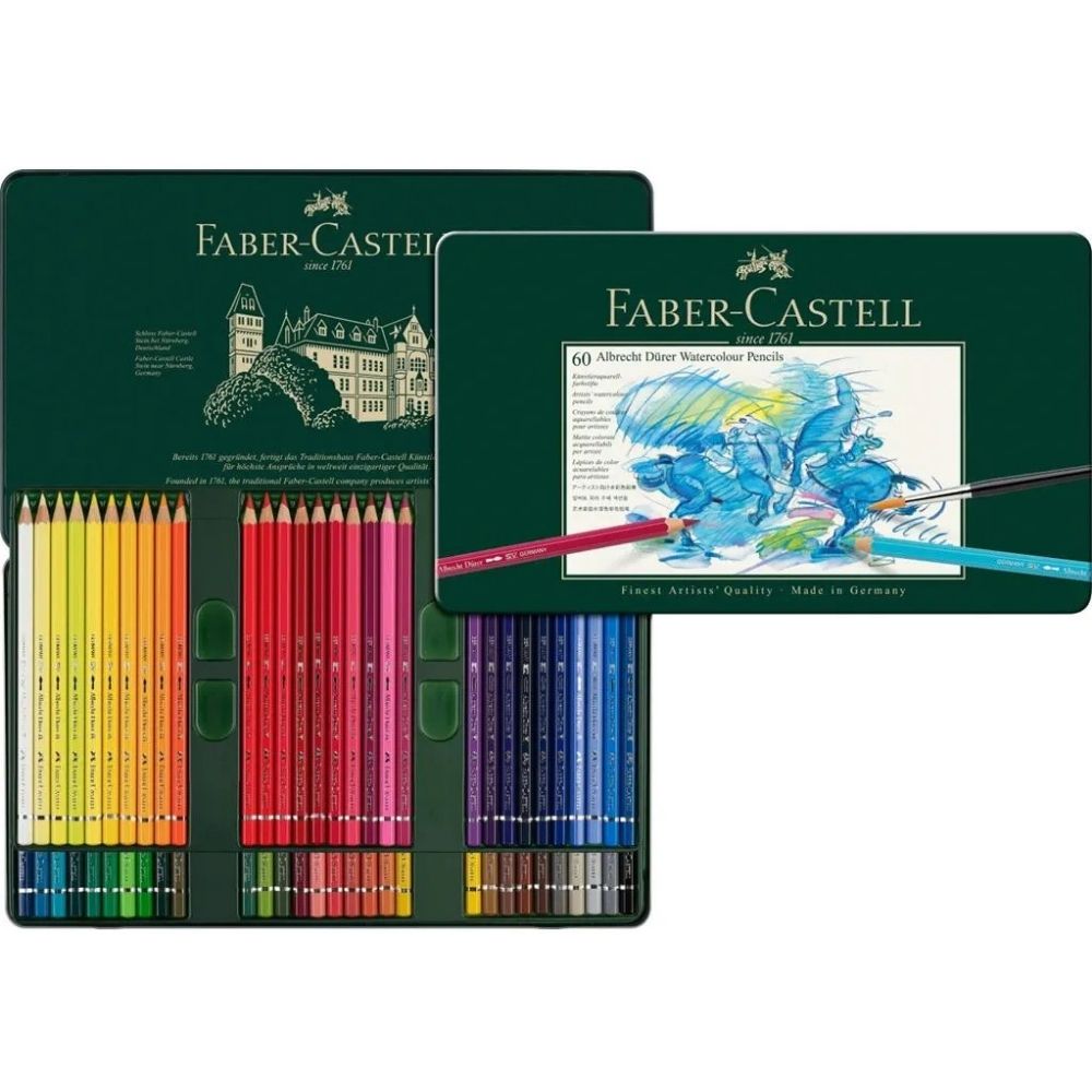 Faber Castell Albrecht Dürer Watercolour Pencils 60'lı Metal Kutu