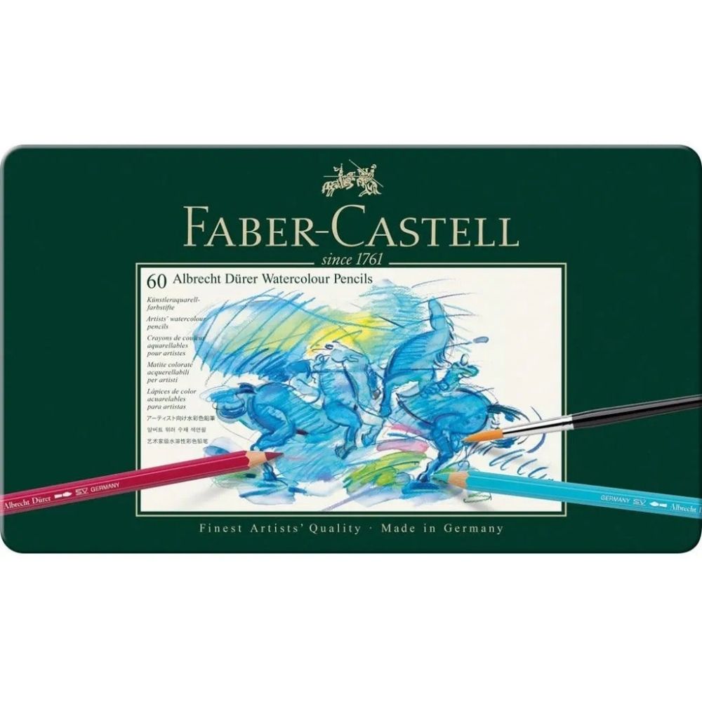 Faber Castell Albrecht Dürer Watercolour Pencils 60'lı Metal Kutu