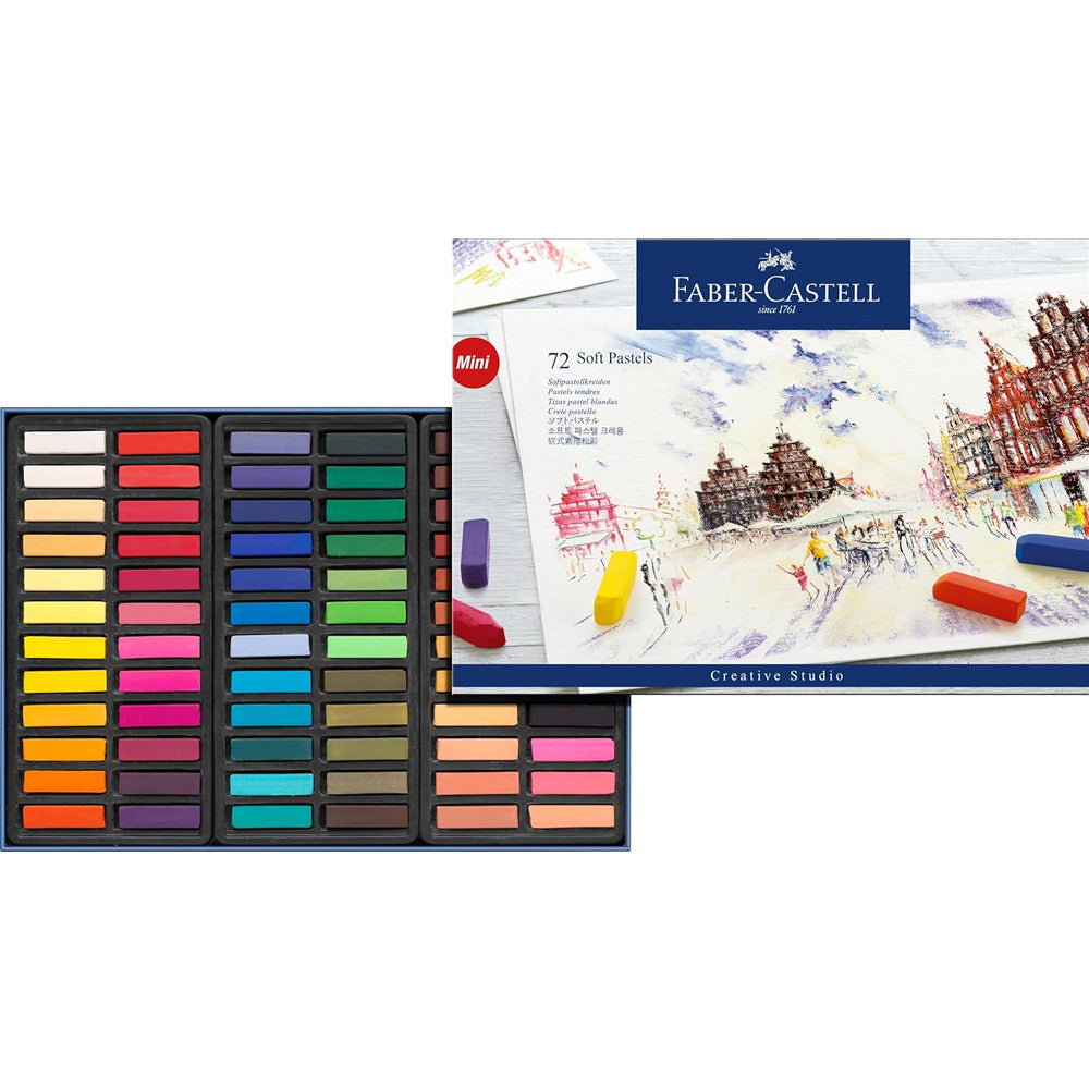 Faber Castell Creative  Studio Mini Toz Pastel Boya (Soft) 72'li Yarım Boy