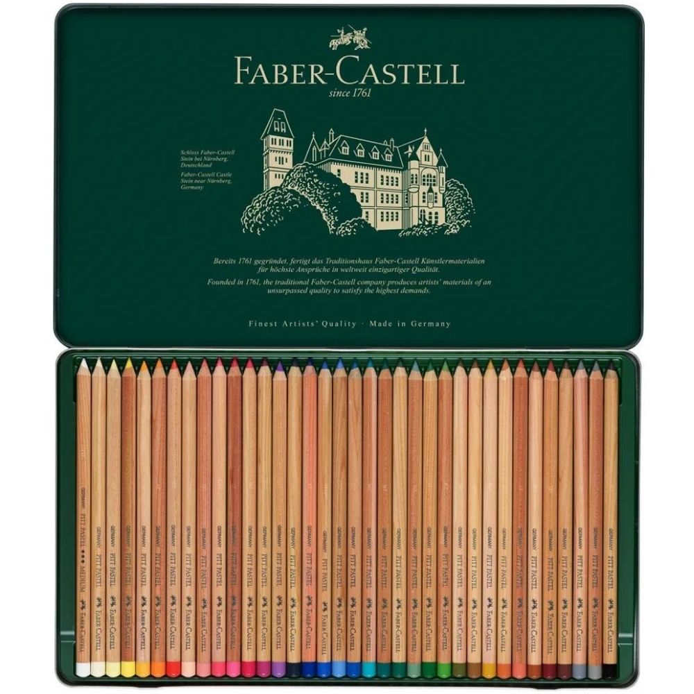 Faber Castell Pitt Pastel Pencils 36'lı Metal Kutu